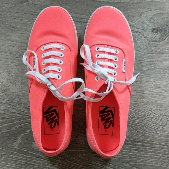 coral pink vans